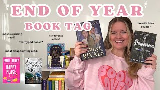 end of the year book tag! disappointments, surprises, quotes & more!