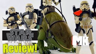 Star Wars The Black Series Dewback and Sandtrooper Review