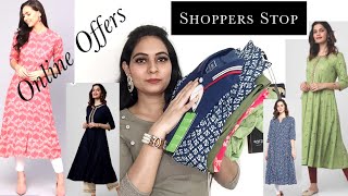 Online Sale 75% off ShoppersStop Designer kurta set Haul Starting Rs: 399% only screenshot 4