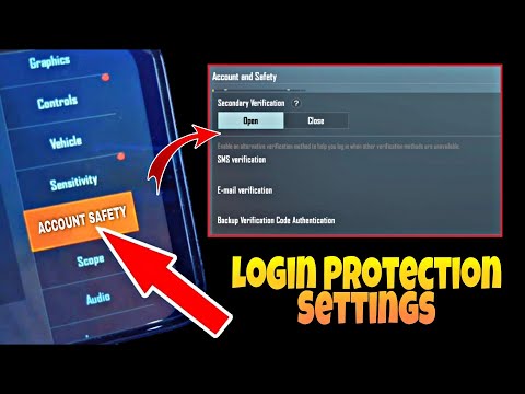 Login Protection Settings | Two Factor Authentication | Region Change Trick | PUBG Mobile/BGMI