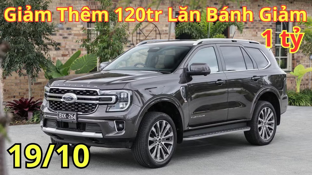 ✅Giá Xe Khuyến Mại Ford Everest Giữa Tháng 10 | Giảm Thêm 120tr Giá Lăn Bánh Giảm Mạnh | Xegiatot24h