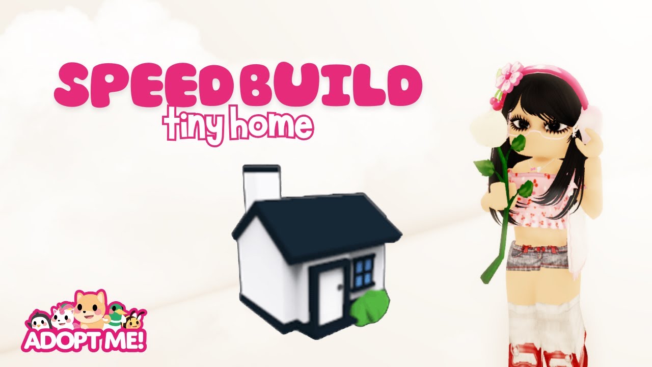 tiny home speed build 🏠 | adopt me! - YouTube