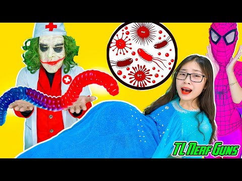 Pink SpiderGirl, Elsa, Doctor Joker VS Spiderman Pranks | Superhero War in Real Life