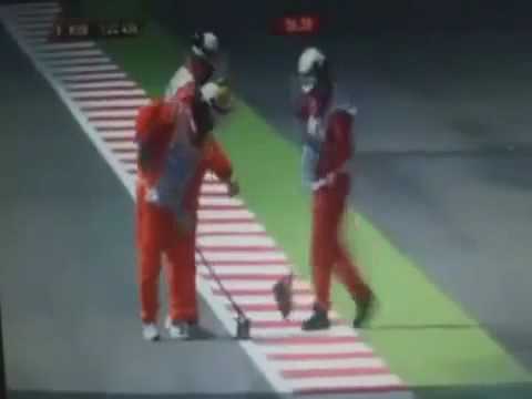 Петров ДТП испания формула1 Petrov crash F1
