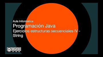 Programación Java - Ejercicios estructuras secuenciales IV - String