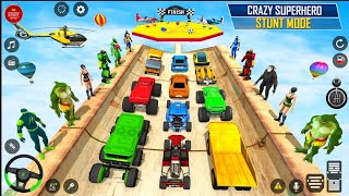 Gadi Wala Game: Car Stunt Game - Impossible Car Mega Ramp Simulator Racing - Android GamePlay