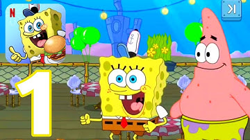SpongeBob: Get Cooking - Gameplay Walkthrough Part 1 - Level 1-10 (iOS, Android)