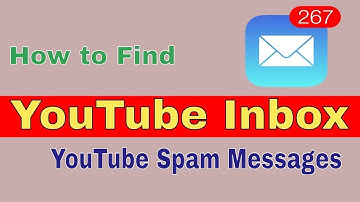 How to Find Your YouTube Inbox - YouTube Spam Messages