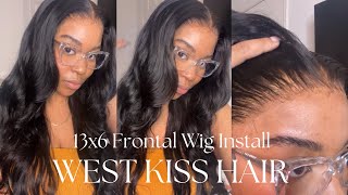 EFFORTLESS FLAWLESS 13x6 LACE FRONTAL BODY WAVE WIG INSTALL (BIG HEAD FRIENDLY!) | WestKiss Hair