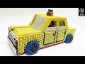 NYC Yellow Taxi Cab with Rainbow Magnets