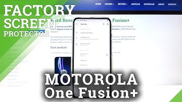 How to Add Fingerprint on Motorola One Fusion+ | Screen Procetion