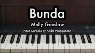 Bunda - Melly Goeslaw | Piano Karaoke w/ intro