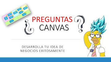 🔴 MODELO CANVAS preguntas y respuestas | ✅ CURSO CANVAS
