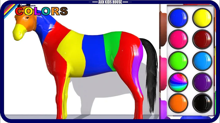 Colorful Horse Coloring | Akn Kids House - DayDayNews