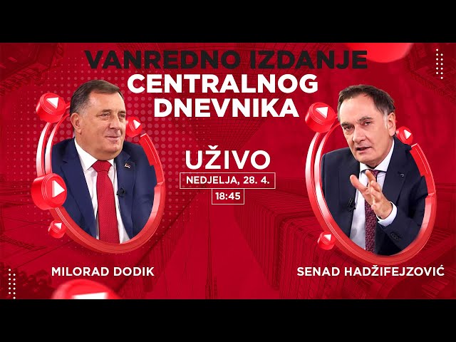 Hadžifejzović Dodiku: Idi Milorade, spasi sebe i državu! Dodik: Idi i ti! Senad: Idi ti, prvi! class=