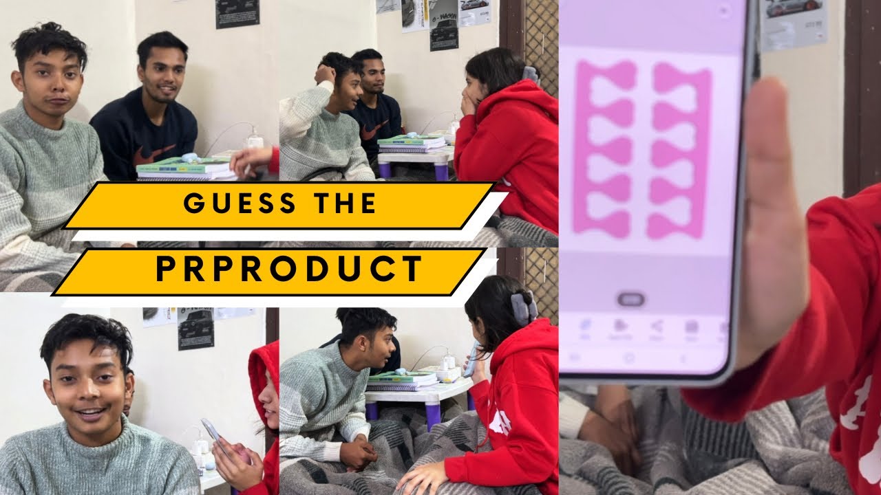 Guess the product challenge 😂😂 full on fun 😂😂😂