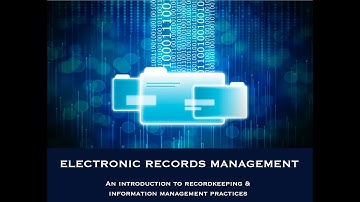 Introduction to Electronic Records Management