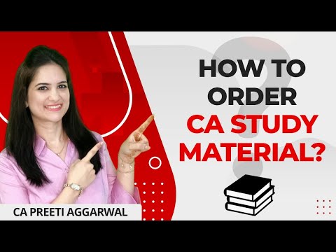 How to  Order ICAI Study Material after registration | ICAI