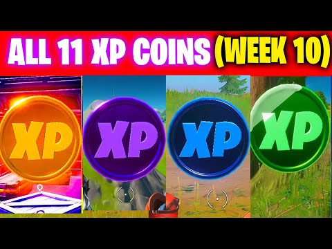 All XP COINS LOCATIONS IN FORTNITE SEASON 4 Chapter 2 (WEEK 10)