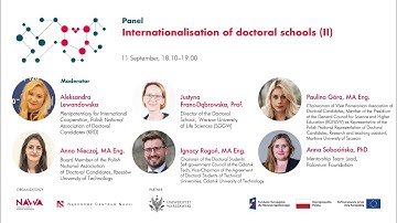 Internationalisation of doctoral schools II