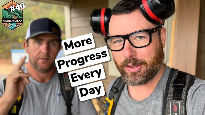 Building The Nantahala Retreat #40 | wet bar, island, lighting, trim and more