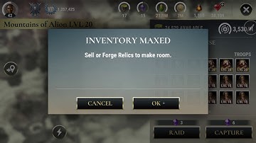 Dawn of Titans→ 1.33.1 Update Inventory problem!