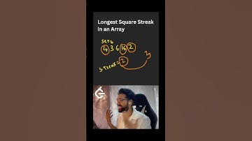 Leetcode 2501 HashSet: Longest Square Streak in an Array