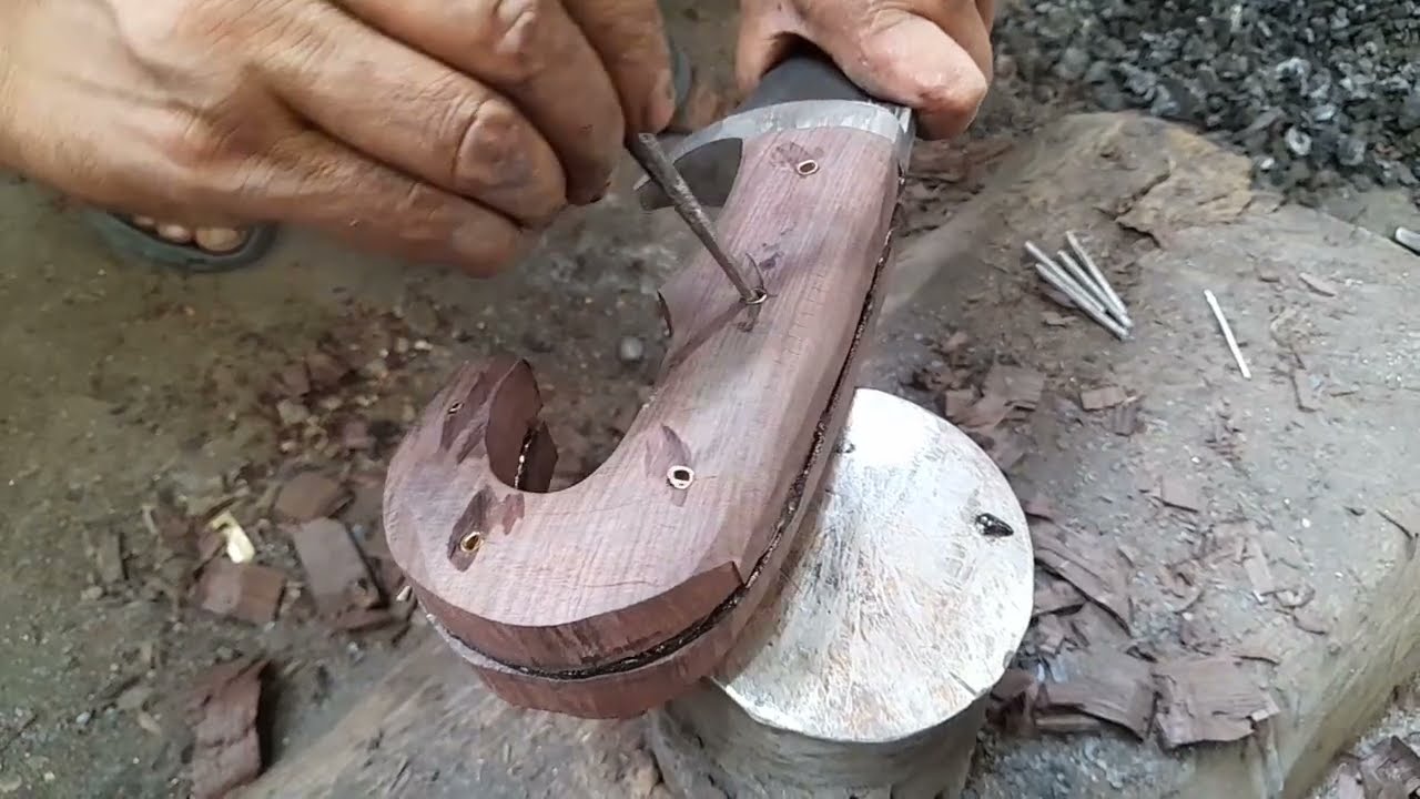 Full Making of Hybrid Kopis with Khukuri blade  - KHHI nepal