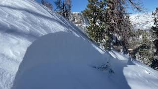 2021-10-26 small wind slab avalanche near red cone bowl