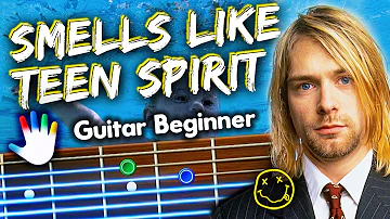 Smells like teen spirit Guitar Lessons for Beginners Nirvana Tutorial | Easy Chords + Backing Track