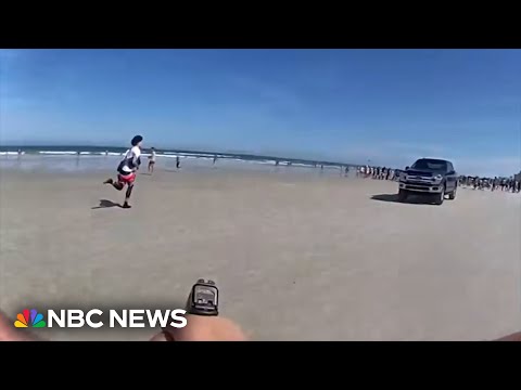 Body cam shows teen pulling gun on Florida beach