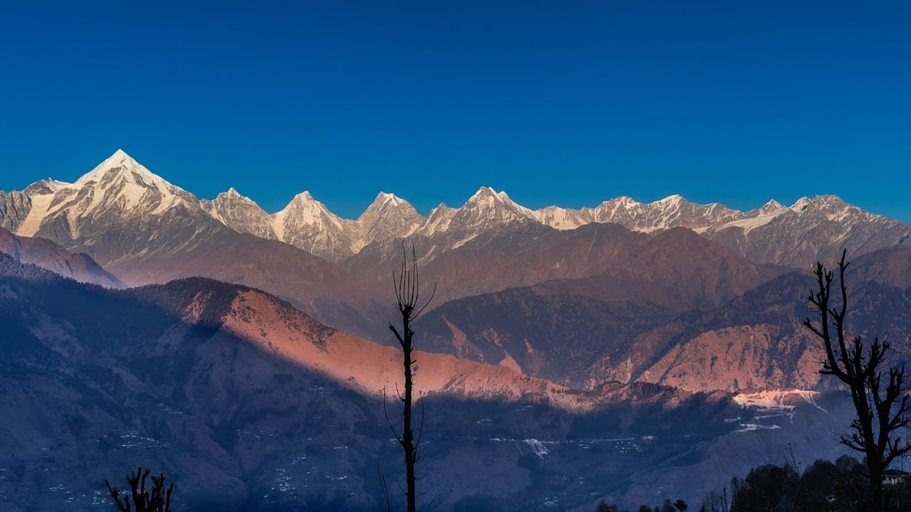 Beauty of Uttarakhand Aerial view Tourist places in Uttarakhand YouTube