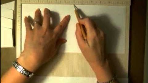 Cascading Card  or Stretch Card Tutorial 2 sizes! TUTORIAL