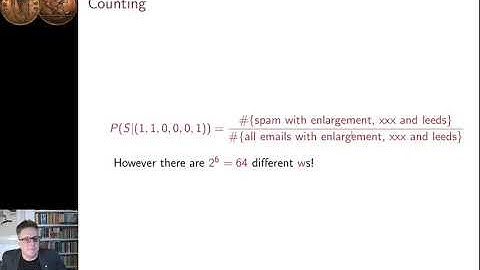 9: naive Bayes classifier. COMS10014 probability and combinatorics.