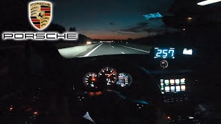 0-270 km/h | Porsche Macan Turbo | NIGHT | TOP SPEED and Acceleration TEST✔