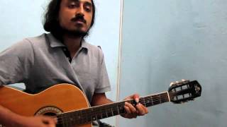 Video thumbnail of "partha muthal - tamil unplugged - vocal guitar chords - vetiyadu vilaiyadu"