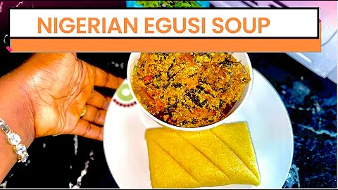 NIGERIAN EGUSI SOUP RECIPE FOR BEGINNERS | FULL COOKING GUIDE.