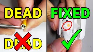 How to fix airpods power problem ? #diyrepair #airpodsrepair #electronics #techrepair #fixairpods