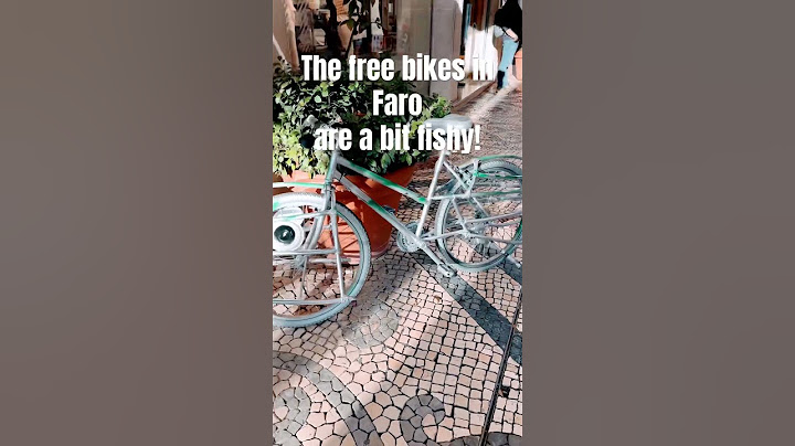 Found this beaut in Faro, unlocked and ready for a ride up the high street. #bikes #fish #bicycle