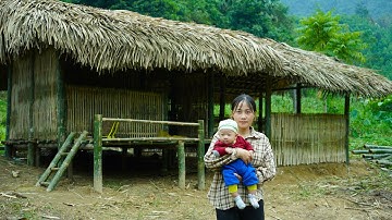 Full Video Single Mother Builds a Bamboo House Alone and Catches Giant Fish to Sell at the Market