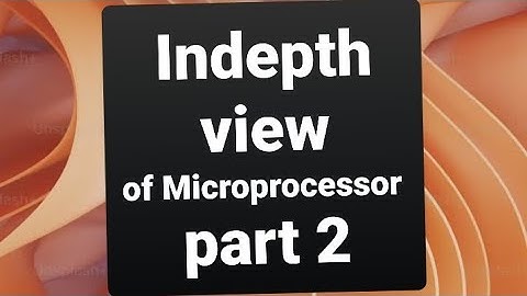 In depth view of microprocessor |Mechatronics