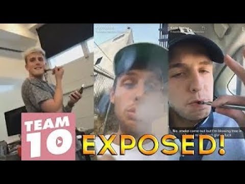 Jake Paul And Team 10 Got Caught Smoking weed and other drugs Kade ...