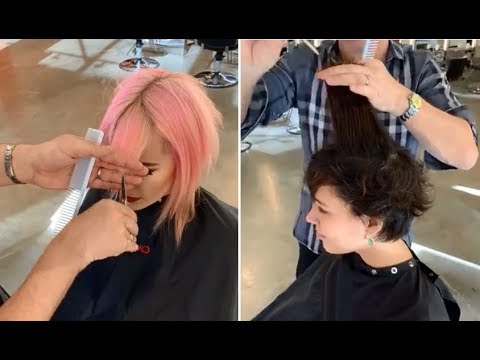 haircut-tutorial:-how-to-cut-a-short-bob-layered-haircut-tutorial-with-razor