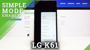How to Activate One Hand Mode in LG K61 – One Hand Mode
