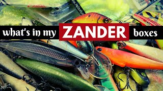 My ZANDER Box(es) - Which Lures I use for Zander Fishing - Lure Talk