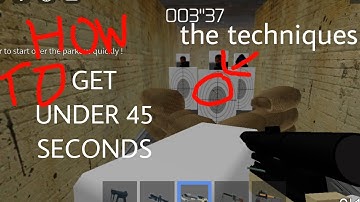 What to do to get crossbow get under 45 seconds in kill house in SAKTKIA51