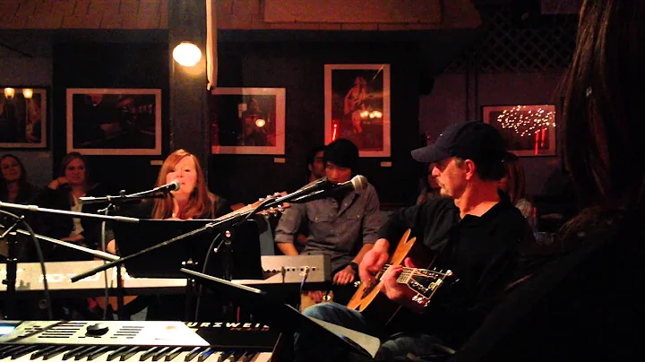 Denise Locke Heard with an original song at the Bl...