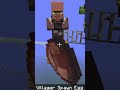 Can villager is survive from zombi ? #minecraft