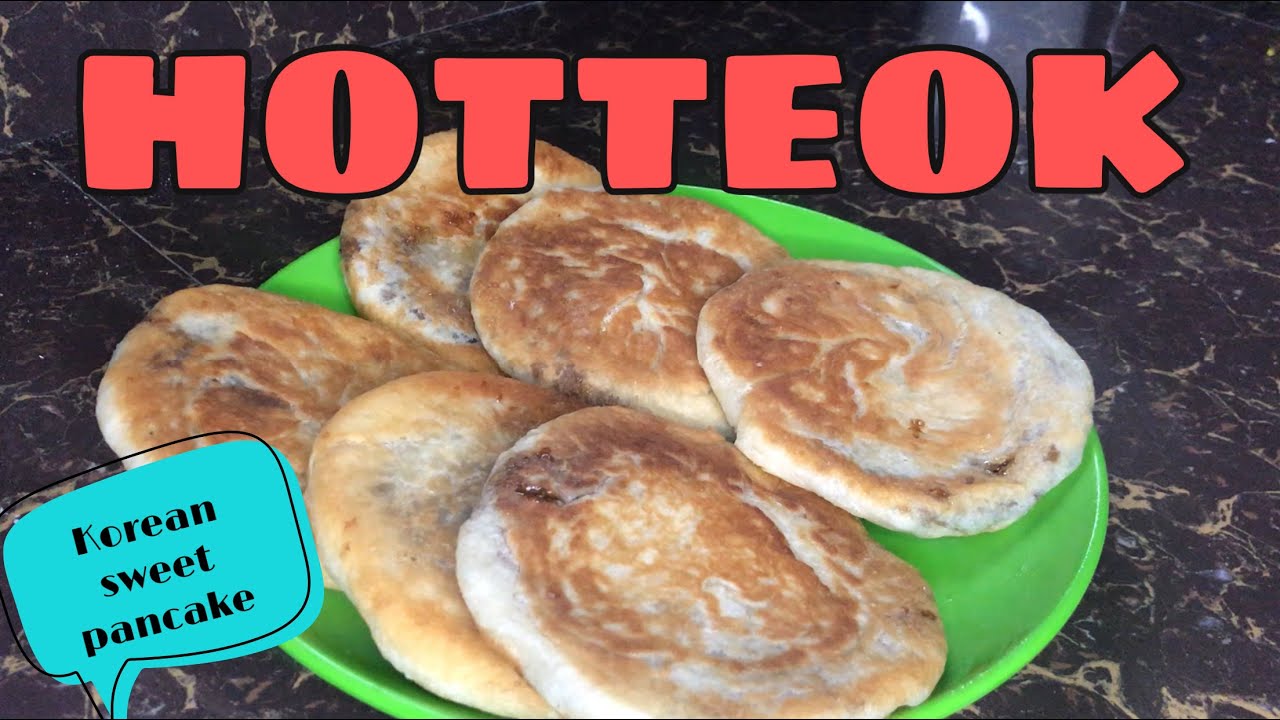 HOTTEOK KOREAN SWEET PANCAKE RECIPE YouTube