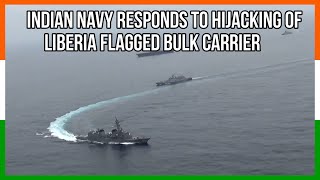 Indian Navy responds to hijacking attempt of Liberia Flagged bulk carrier in Arabian sea